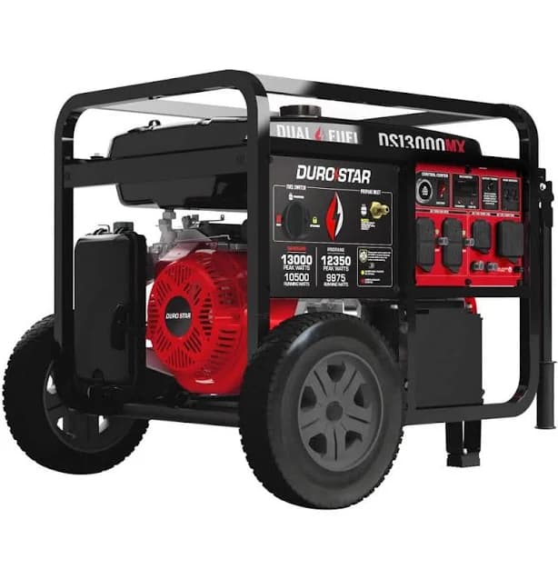 DuroMax DS13000MX Dual Fuel Portable Generator