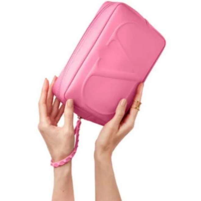 Valentino Beauty Big Pink Pouch Rose Soft Grande Trousse Makeup
