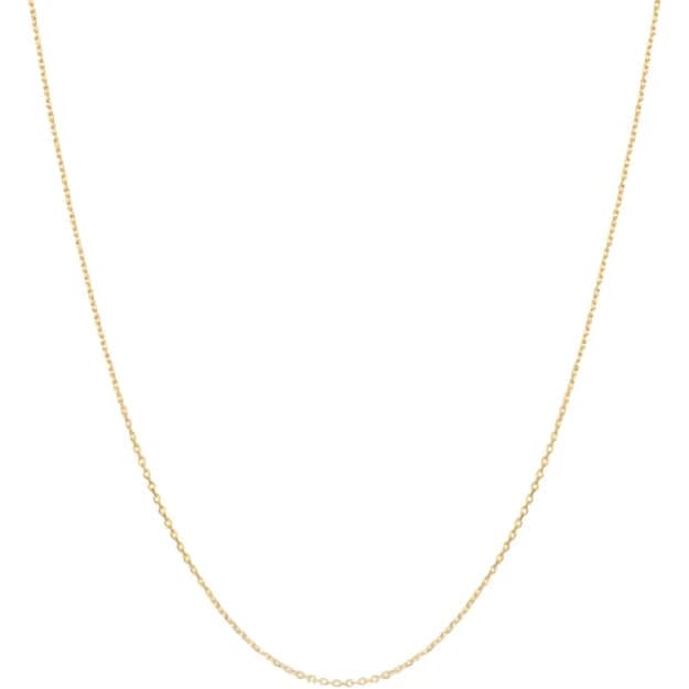 18K Gold Dipped Adjustable Cable Chain Necklace