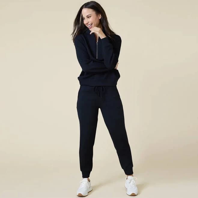 Women DreamTech 1/4 Zip Jogger Set