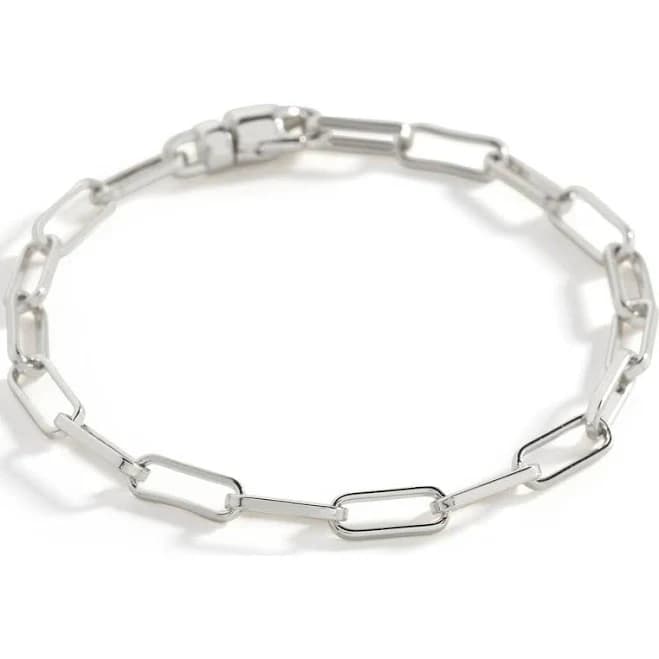 Mint & Lily Women's Open Link Paperclip Chain Bracelet