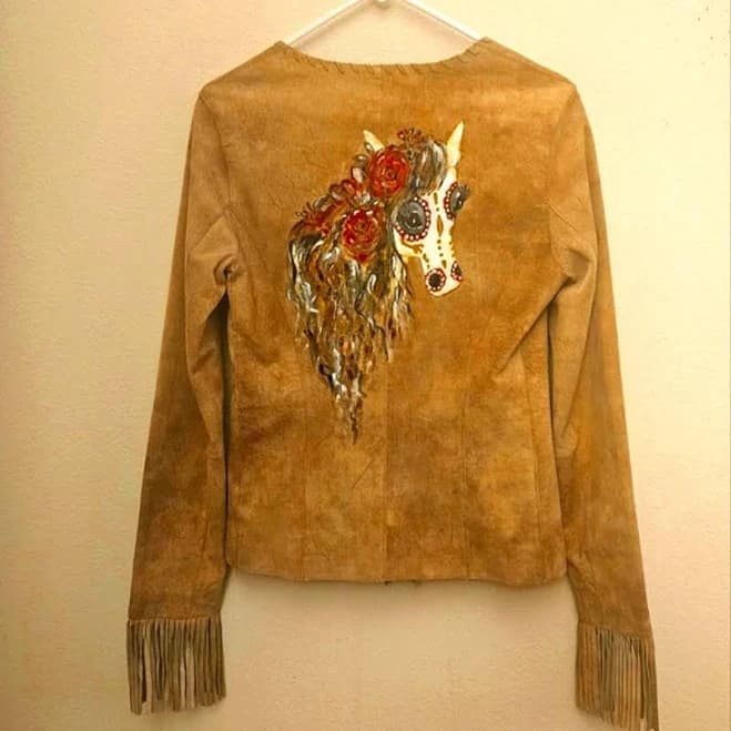 Xoxo Suede Horse Jacket