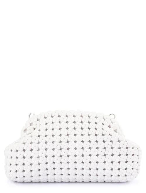 Olga Berg Everly Hand Woven Clutch