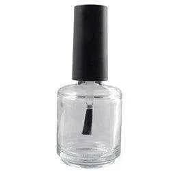 Empty Glass Nail Polish Bottle (Clear)