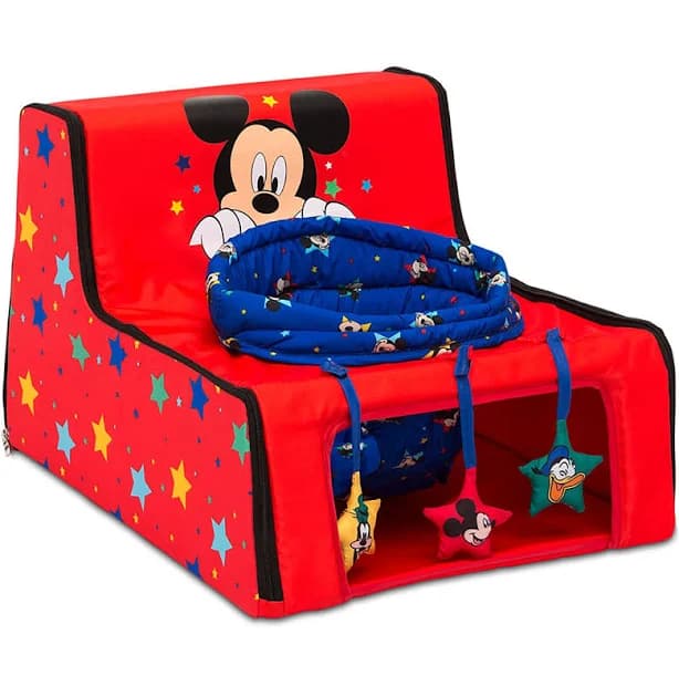 Delta Children Mickey Mouse Fabric Sit & Play Portable Activity Seat