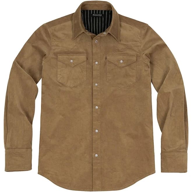 Men's Corduroy Western Shirt