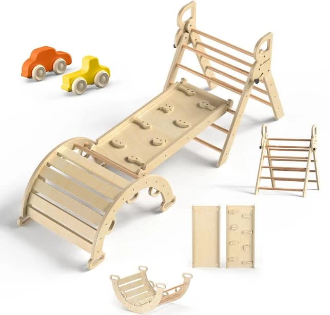 Aurora Bluewood Pikler Triangle Set