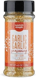 Tastefully Simple Garlic Garlic Seasoning, 4.5 Ounce (Pack of 3)