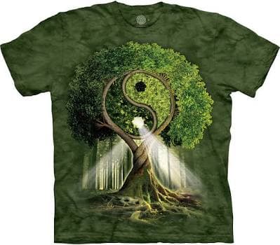 Yin Yang Tree Customized T-Shirt