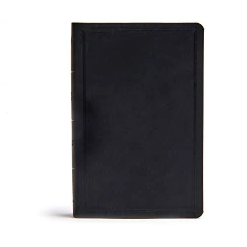 B & H Publishing CSB Deluxe Gift Bible, Black Leather Touch
