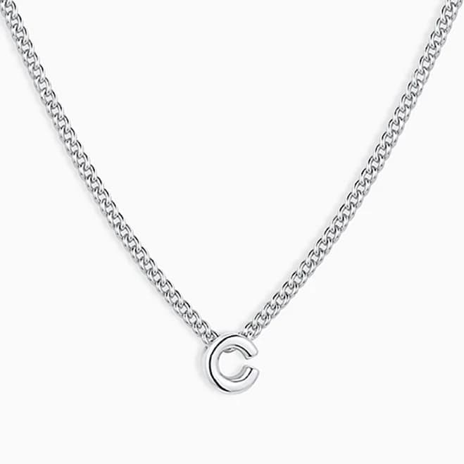 Gorjana Women's Wilder Mini Alphabet Necklace