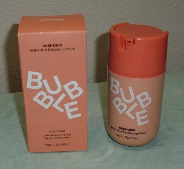 Bubble Deep Dive Aha+pha Exfoliating Mask Step 2
