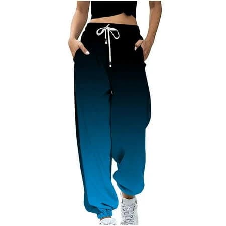 Women's Loose High Waist Sweatpants with Pockets