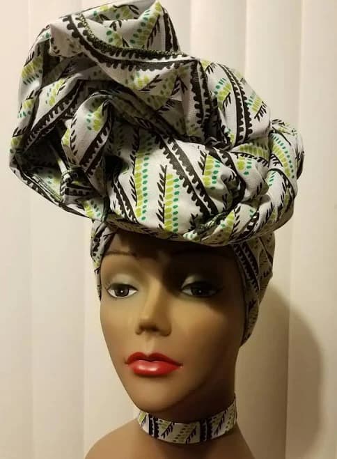 African Ankara Wax Headwrap