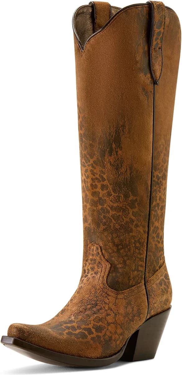 Ariat Women's Casanova Boots Distressed Leopard
