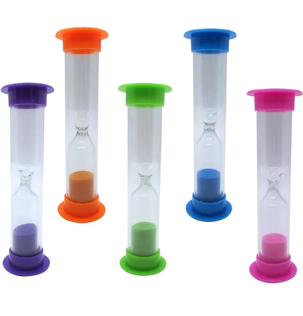 Gadgetime USA Hourglass Sand Timer Set of 5-2 Minute