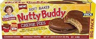 Nutty Buddy Creme Pie Big Pack, 16.9 oz Box