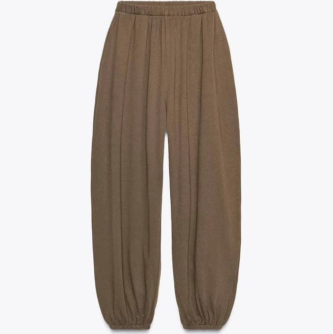 Zara Plush Balloon Pants
