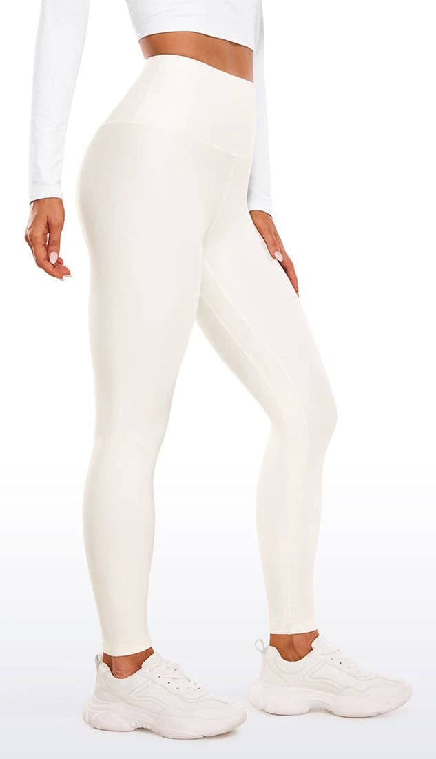 Crz Yoga Women's Winter High Rise Thermal Fleece Lined Leggings 28