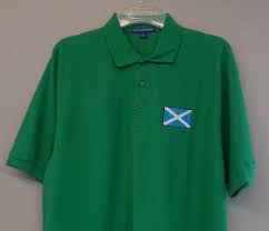 Scotland Flag Mens Embroidered Polo Shirt XS-6XL, LT-4XLT New | eBay