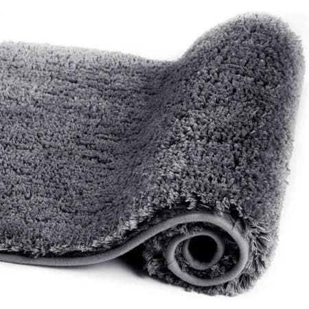 Walensee Shaggy Absorbent Plush Bath Rug Mat