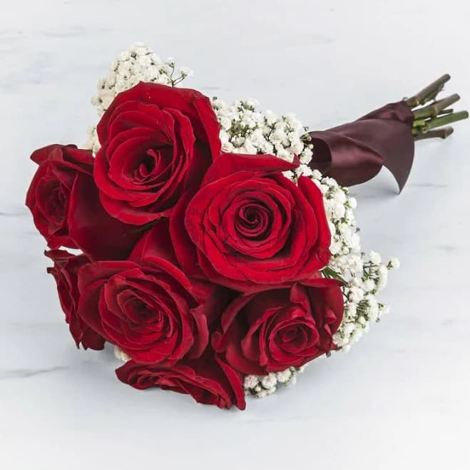 BloomNation Red Rose Bouquet