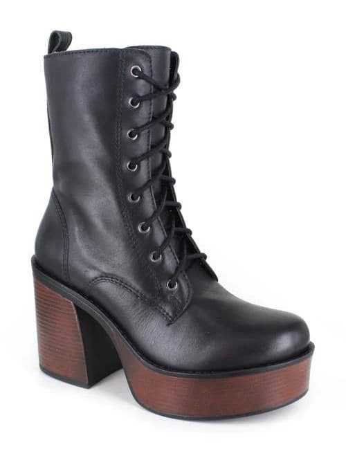 Ziginy Rocio Platform Lace-Up Boots