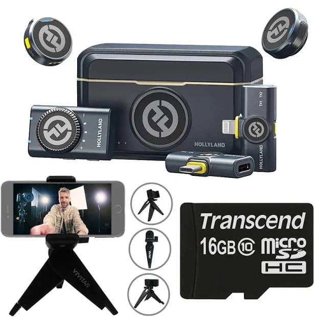 Hollyland Lark M2 Combo 2-Person Wireless Combo Microphone System