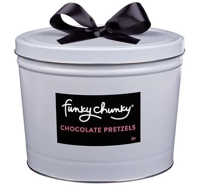 Chocolate Pretzel Gift Tin