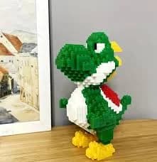 Micro Block Yoshi Building Bricks, Mario, Princess Peach, Bowser, Nano Blocks