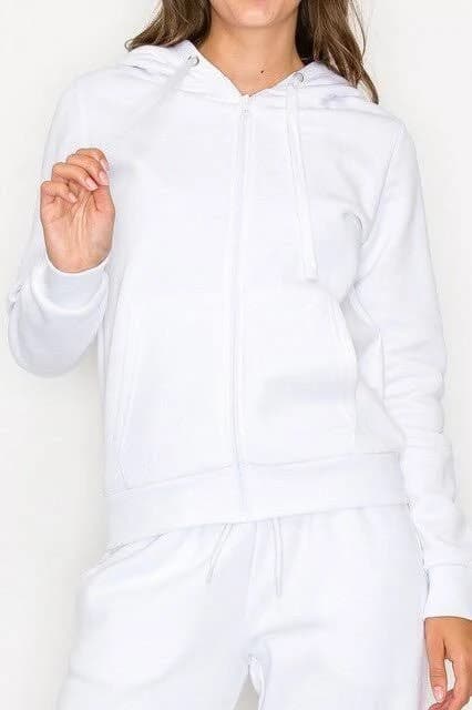 Casual Fleece Long Sleeve Hoodie