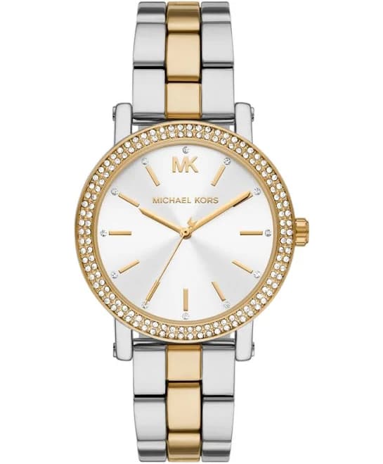 Michael Kors Women's Corey Two-Tone Stainless Steel Watch