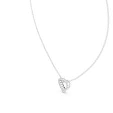 14k Solid Gold Moissanite Heart Pendant Necklace - Etsy Australia