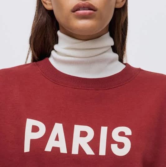 Ladies h&m Sweatshirt with Text Motif