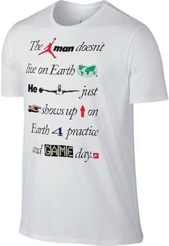 Air Jordan nk789627 100 Greatest ON Earth Men's SS TEE