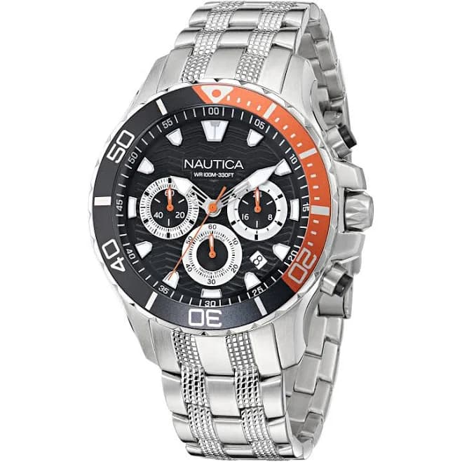 Nautica Men's Stainless Steel Chronograph Watch