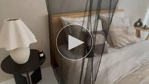 Amazon.com: Black Mosquito Net for Single to King-Sized Beds – 2 Side Openings & 6 Hanging Loops – Decorative Rectangular Shape for Home & Travel – Bed Canopy Hanging Kit & Carrying