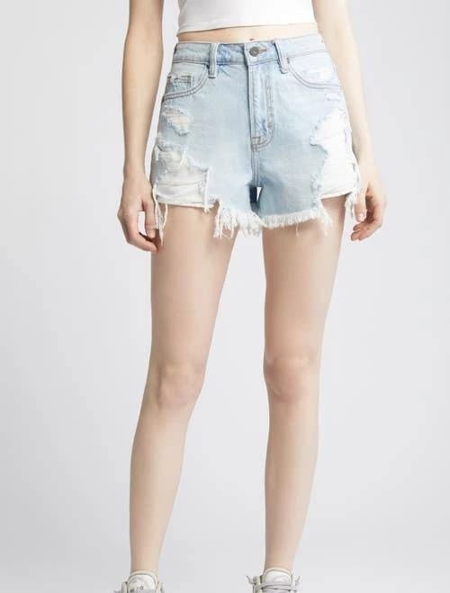 Hidden Jeans Women's Ripped Cutoff Denim Shorts