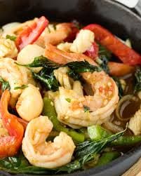 Spicy Seafood w Basil Leaves | Thailand Restaurant