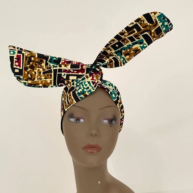 Geometric Wide Wire Wrap Headband