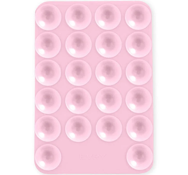 Phone Bestie - Silicone Suction Grip Light Pink / Rectangle