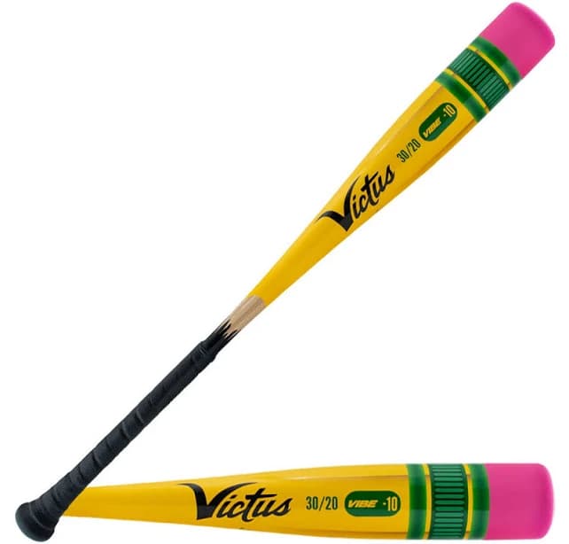 Victus Vibe Black Pencil Baseball Bat