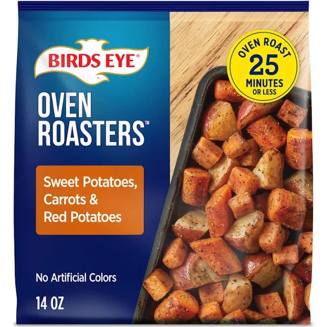Birds Eye Oven Roasters Seasoned Sweet Potatoes Carrots & Red Potatoes
