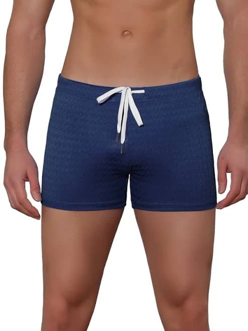 Men's Drawstring Waist Trunks