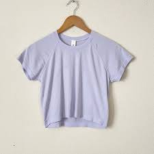 lululemon athletica | Tops | Lululemon Size Swiftly Tech 20 Cropped Short Sleeve Top In Lavender Frost | Poshmark