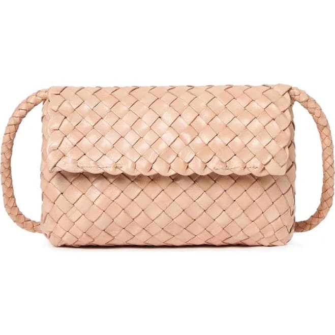 Loeffler Randall Women's Vinnie Woven Leather Crossbody Bag