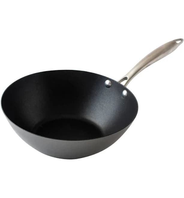 Nordic Ware 10 inch Nonstick Spun Steel Wok
