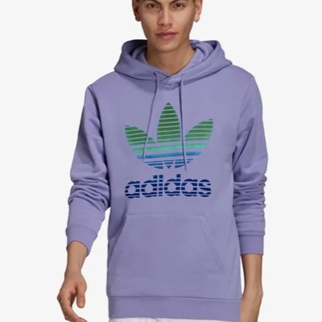 Adidas Shirts Adidas Originals Trefoil Ombre Sweatshirt gn3652 Size Small Light