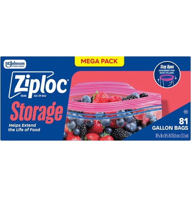 Ziploc Seal Top Bags Gallon
