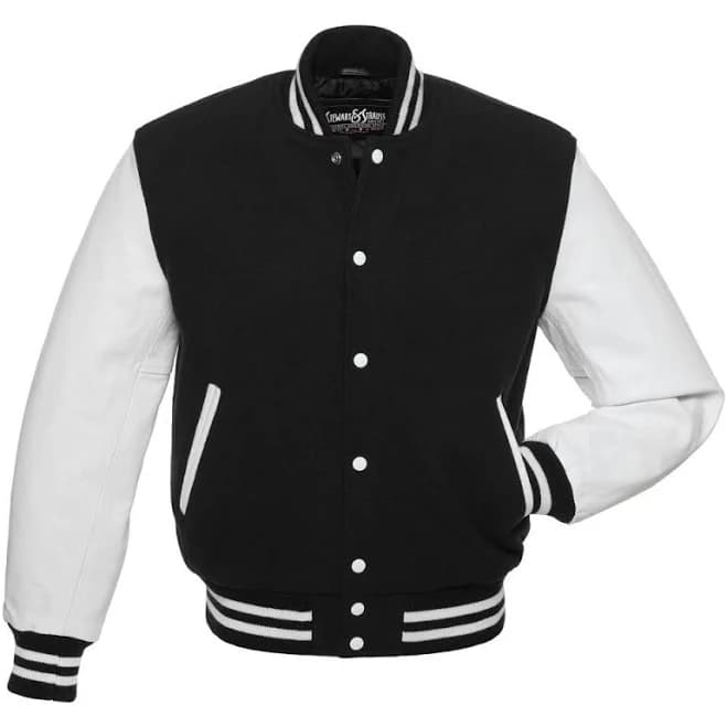 Stewart & Strauss Unisex 24oz Wool Body Varsity Letterman Jacket